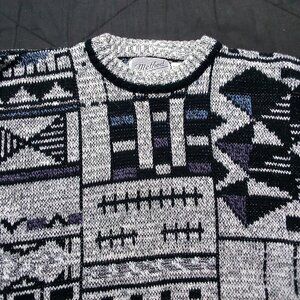 Vintage Method Abstract Geometric Crewneck Sweater